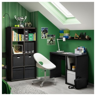 Письмовий стіл KALLAX Чорний - 2 IKEA Письмовий стіл KALLAX Чорний (ИКЕА КАЛЛАКС) 00582442 фото - 2