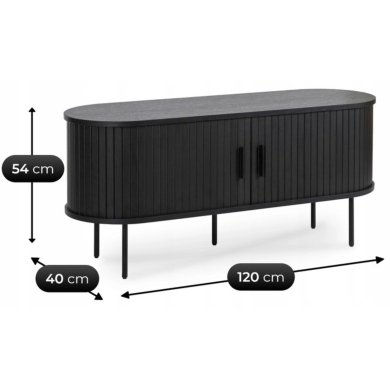 Тумба под ТВ Mebel Elit TRISH Черный ME.TRISH/CZ/RTV120 фото - 7