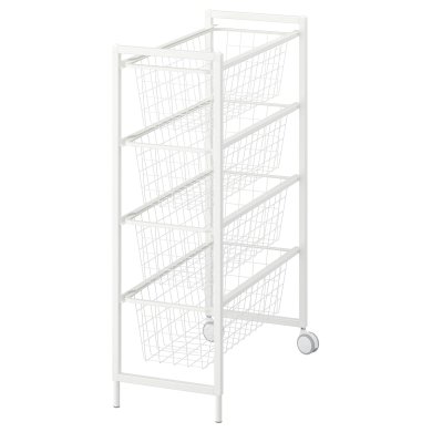 IKEA Рама с проволочными корзинами JONAXEL (ИКЕА ЙОНАКСЕЛЬ) 59297438
