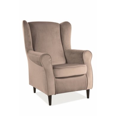 Крісло м'яке Signal Baron Velvet Бежевий BARONV28-P