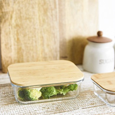 Контейнер Homla BAMBOU 18х13х6 см Прозорий - 6 Контейнер Homla BAMBOU 18х13х6 см Прозорий 227257 фото - 6