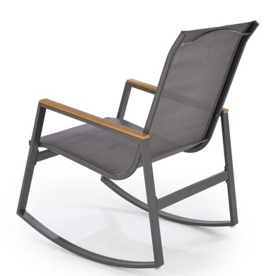 Садовое кресло-качалка Halmar ZLATAN Пепельный - 6 Садовое кресло-качалка Halmar ZLATAN Пепельный V-CH-ZLATAN-KR фото - 6