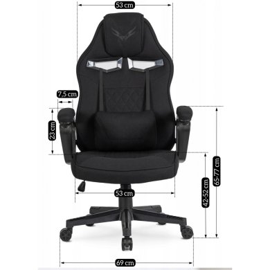 Геймерское кресло Mebel Elit VIDAL Черный - 11 Геймерское кресло Mebel Elit VIDAL Черный ME.VIDAL/CZ/T/FO фото - 11