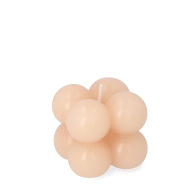 Свеча Homla BUBBLE 6x6см | Розовый 208225