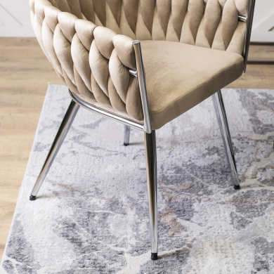 Обідній стілець Mebel Elit SIENA Бежевий ME.SIENA/BZ/CH/V/K фото - 8