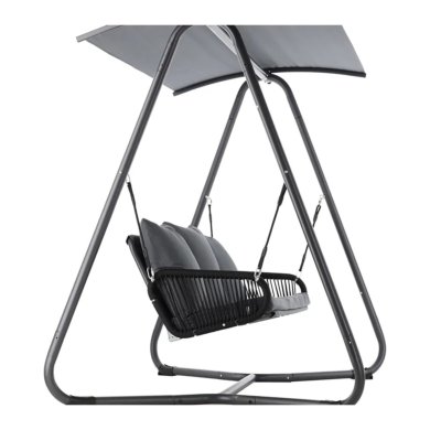 Садова гойдалка Garden Line 180x139x185 см Антрацит - 3 Садова гойдалка Garden Line 180x139x185 см Антрацит KRE3149 фото - 3