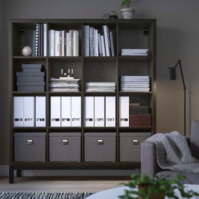 IKEA Стелаж KALLAX Коричневий (ИКЕА КАЛЛАКС) 79442712 фото - 7