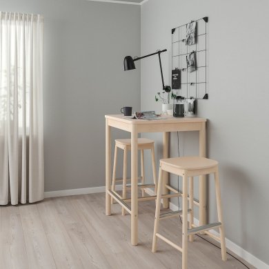 IKEA Барный табурет RONNINGE Дерево (ИКЕА РОННИНГЕ) 90511233 фото - 7