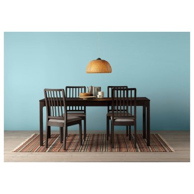 IKEA Обеденный стул EKEDALEN Серый (ИКЕА ЭКЕДАЛЕН) 80340760 фото - 12