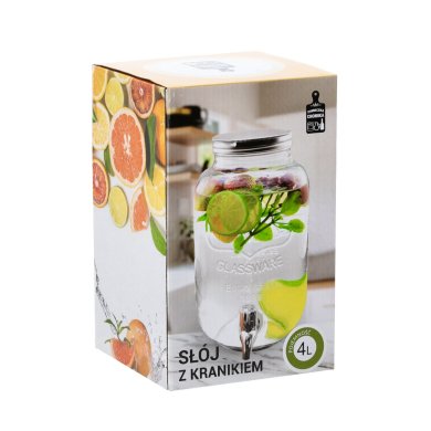 Диспенсер для напоїв Chomik 4 л Прозорий DUC1029 фото - 7