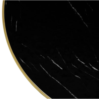 Обеденный комплект мебели Mebel Elit TINGA CARO | Черный / Золотой / Серый TINGA/BLACK/GOLD/CARGO/GREY/GOLD фото - 12