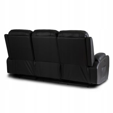 Крісло м'яке розкладне з реклайнером Mebel Elit AUSTIN Чорний ME.AUSTIN/CZ/E/FW фото - 4