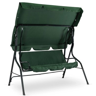 Садовые качели Mebel Elit RENO 180х110х158 см Зеленый - 3 Садовые качели Mebel Elit RENO 180х110х158 см Зеленый ME.RENO/Z/T/OGR/HUS фото - 3