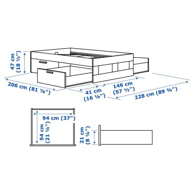 BRIMNES - 5 IKEA BRIMNES (ИКЕА БРИМНЕС) 09590032 фото - 5