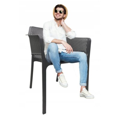 Садовый стул Kontrast KP101 Антрацит 5.90.211286 фото - 10