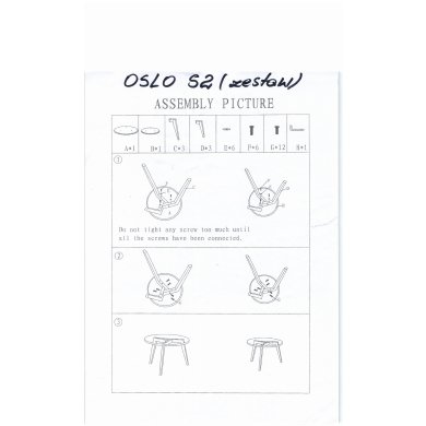Комплект журнальных столов Signal OSLO S2 2 шт Прозрачный OSLOS2TDM фото - 2