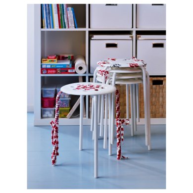 IKEA Табурет MARIUS Белый (ИКЕА МАРИУС) 90184047 фото - 13
