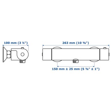 IKEA Смеситель VALLAMOSSE (ИКЕА VALLAMOSSE) 10349655 фото - 4