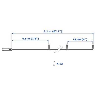 IKEA Гирлянда LEDFYR (ИКЕА LEDFYR) 30421023 фото - 10