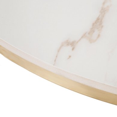 Журнальний стіл Mebel Elit VENICE Marmur Білий ME.VENICE/BM/ZL/L фото - 4