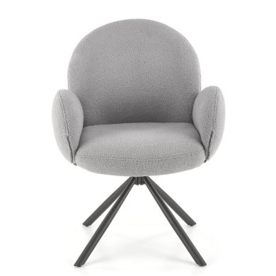 Обеденный стул поворотный Halmar K498 Пепельный V-CH-K/498-KR-POPIELATY фото - 5