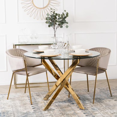 Обідній стілець Mebel Elit INNES Welur Бежевий ME.INNES/BZ/ZL/V/K фото - 8