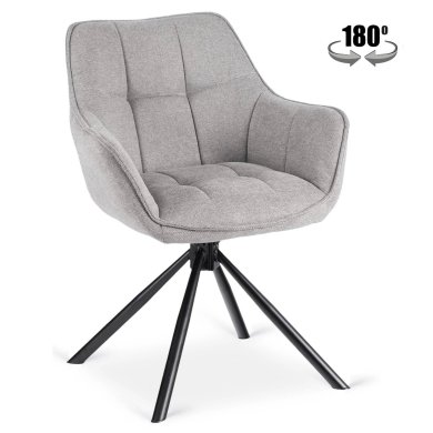 Обеденный стул поворотный Mebel Elit PEONY 2 Серый ME.PEONY2/P/T/K