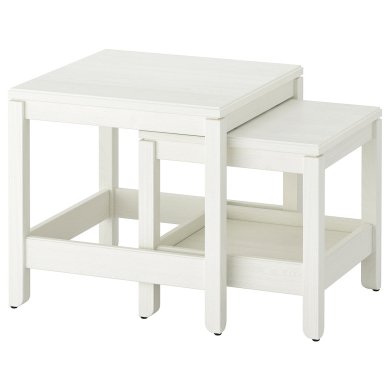 IKEA Комплект журнальных столов HAVSTA 2 шт Белый (ИКЕА HAVSTA) 60404201