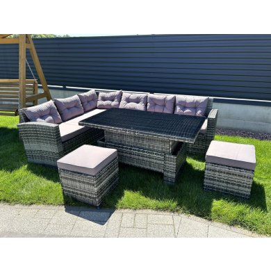 Комплект садових меблів Favora MARINE Сірий - 2 Комплект садових меблів Favora MARINE Сірий WS538 фото - 2