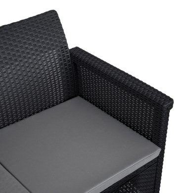 Комплект садових меблів Mebel Elit SAVIO Чорний ME.SAVIO/CZ/RT/OGR/ZES фото - 6