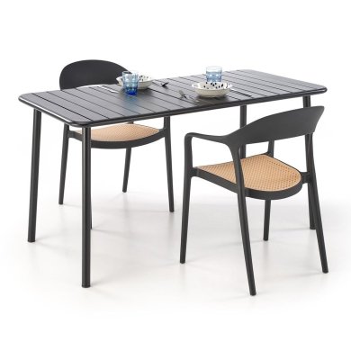 Садовый стол Halmar BOSCO 2 Черный - 9 Садовый стол Halmar BOSCO 2 Черный V-CH-BOSCO-ST-CZARNY фото - 9