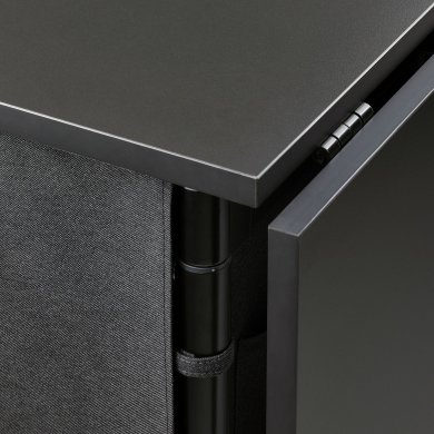 Розкладний обідній стіл KALLHALL Чорний - 4 IKEA Розкладний обідній стіл KALLHALL Чорний (ИКЕА КАЛЛХОЛЛ) 70500075 фото - 4