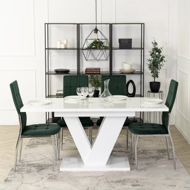 Обеденный стул Mebel Elit MOLLY Welur Зеленый - 8 Обеденный стул Mebel Elit MOLLY Welur Зеленый ME.MOLLY/Z/CH/V/K фото - 8