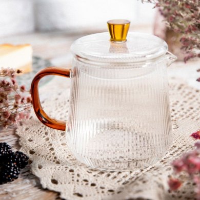 Чайник заварник Homla MABELLE 0,5 л Прозрачный 227050 фото - 5