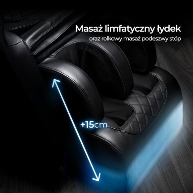 Крісло масажне Mebel Elit SX ULTRA PRO Чорний - 29 Крісло масажне Mebel Elit SX ULTRA PRO Чорний ME.SXULTRAPRO/CZ/E/FW фото - 29