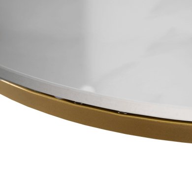 Журнальний стіл Mebel Elit KORIN Marmur Золотий ME.KORIN/B/PL/ZL/L фото - 3
