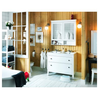 IKEA Шкаф с зеркалом HEMNES (ИКЕА ХЕМНЭС) 80217675 фото - 6