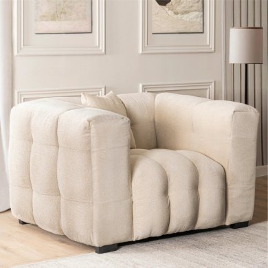 Кресло мягкое Mebel Elit MODERNO 1S Кремовый ME.MODERNO1S/KR/TB/FW фото - 4