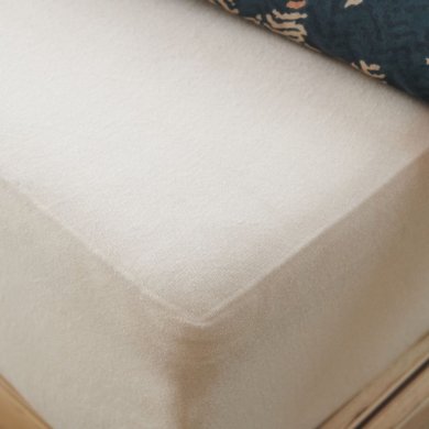 Простынь на резинке Homla CLAIRE 90x200 см Бежевый 209802 фото - 5