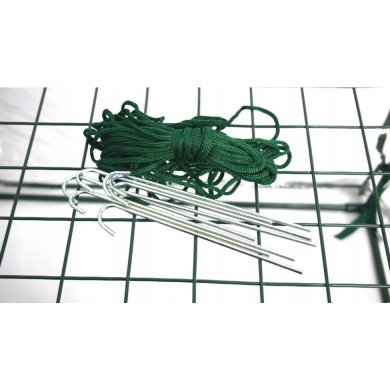 Парник теплиця Garden Line 140x140x200 см Білий TUN5460 фото - 4