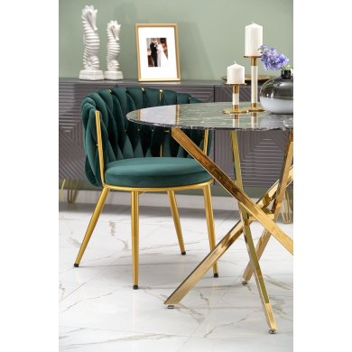 Обідній стіл Halmar RAYMOND 2 Marmur Чорний - 10 Обідній стіл Halmar RAYMOND 2 Marmur Чорний V-CH-RAYMOND_2-ST-CZARNY_ZŁOTY фото - 10