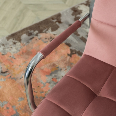 Офісне крісло Mebel Elit BOSTON Рожевий ME.BOSTON/R/CH/V/FO фото - 8