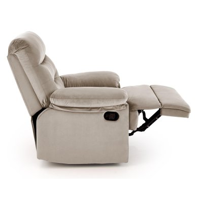 Кресло мягкое раскладное с реклайнером Halmar DRAGER Бежевый V-CH-DRAGER-FOT-BEŻOWY фото - 7