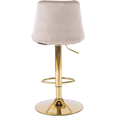 Барний стілець Mebel Elit ARCOS Welur Бежевый ME.ARCOS/BZ/ZL/V/H фото - 3