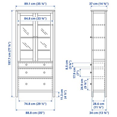 IKEA HEMNES (ИКЕА ХЕМНЭС) 50530634 фото - 4
