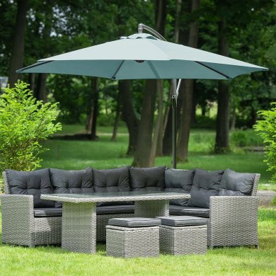 Садовый зонт Meven BARBADOS 300 см Морской - 8 Садовый зонт Meven BARBADOS 300 см Морской MV-UM104M-BARBADOS фото - 8