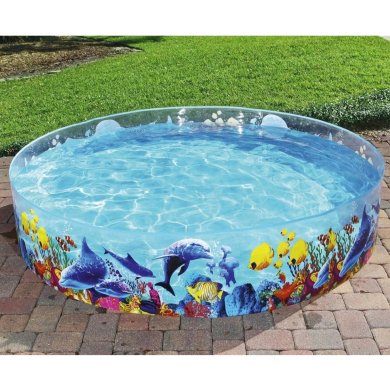 Детский каркасный бассейн Bestway 55031 244х46 см Принт BES55031 фото - 5