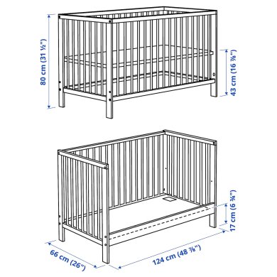 Кроватка детская GULLIVER - 22 IKEA Кроватка детская GULLIVER (ИКЕА ГУЛЛИВЕР) 10248519 фото - 22