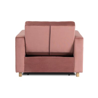 Кресло мягкое раскладное Mebel Elit SOLOR Welur Розовый ME.SOLOR2/R/V/FW фото - 8