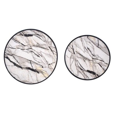 Комплект журнальных столов Halmar SUSANNA Marmur 2 шт Белый V-CH-SUSANNA-LAW фото - 11